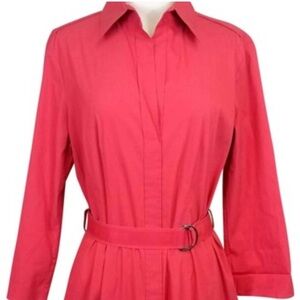 Hugo Boss Dashina2 Cotton Blend Shirt Dress